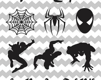 Spiderman SVG, Spiderman Silhouettes, Spiderman Spider-man, SPiderman Clipart, Spiderman svg clipart silhouette,
