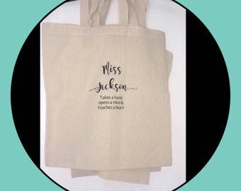 Teacher tote bags