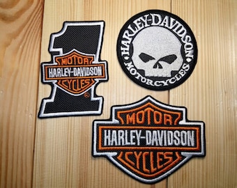 Harley Davidson® patches set. 3 psc.