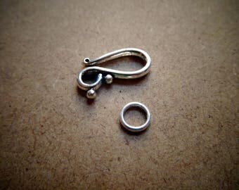 1 Toggle clasp for jewelry 21x12mm