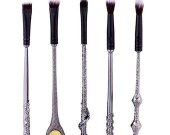 Harry potter makeup brushes wizard wand buy 1 get 1 free