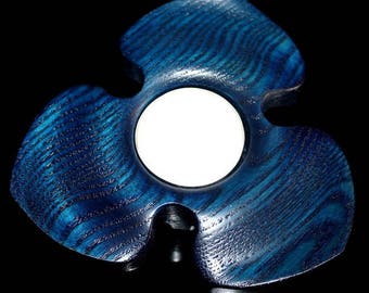 "Cosmos" blue candle holder