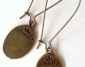 Tan earrings 5