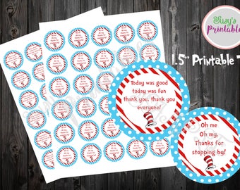 Dr seuss thank you | Etsy