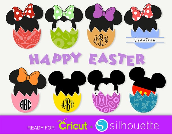 MICKEY MOUSE SVG Easter svg Minnie mouse svg Disney svg files