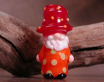 Artisan Glass Gnome Focal Bead Divine Spark Designs SRA