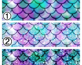 Printed Vinyl,Patterned Vinyl,HTV Prints,Vinyl Print,sheet size 12"x12'',Heat Transfer Vinyl,Vinyl Sheet,Mermaid Tail Pattern Vinyl SKU 0168