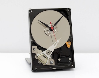 Recycled Computer Hard Drive Clock