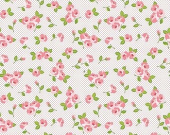 20%OFF Riley Blake Designs Kewpie Love - Floral Cream