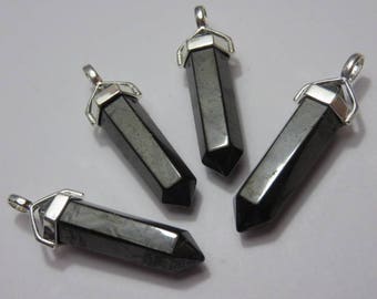 Shungite Pendant With 24" Chain Healing Stone Healing Crystal Stone of Life Chakra Meditation Reiki Energy