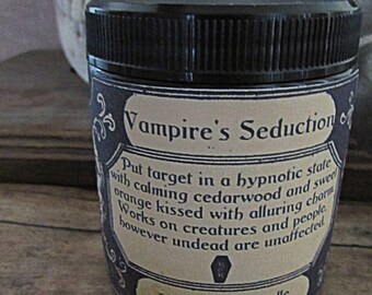 Vampire's Seduction Skyrim themed candle