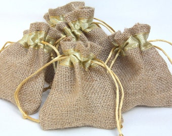 Jewelry Gift Bags Pack of 100 Organza with Brocade Trim