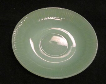 Jadite Fireking Saucer, Vintage 1950's