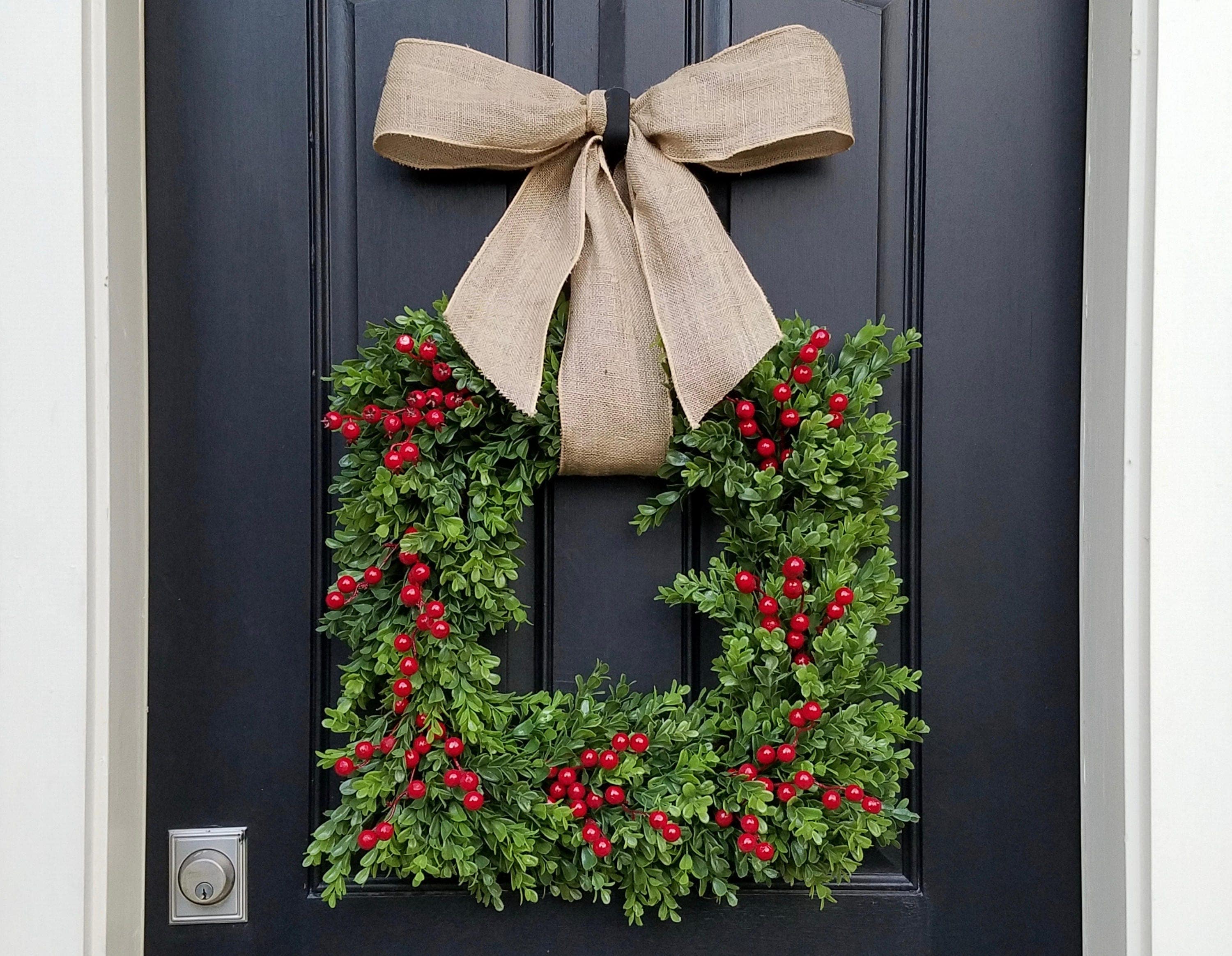 - Delicate Boxwood Wreath For Seasonal Charm