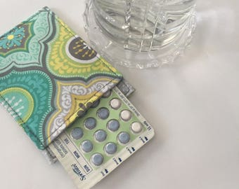 Witty Birth Control Pill Sleeve Pill Travel Sleeve in Hot