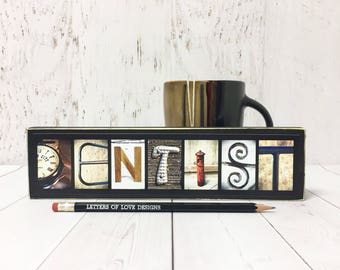 Dentist Gift, Dental Gift, Dental Hygienist Gift, Gifts for Dentist, Dentistry Gift, Dentist Wood Sign Dentist Office Decor Photo Letter Art