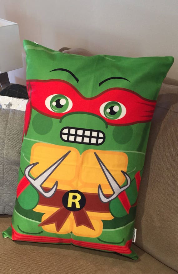 Raphael Turtle 'Hero Hugger' Decorative Pillowcase Custom Design Ninja