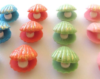 Chocolate Sea Shells with edible Pearl