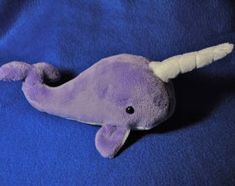 purple narwhal plush