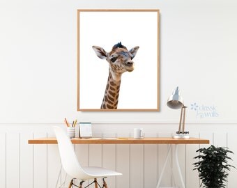 Nursery animal art | Etsy