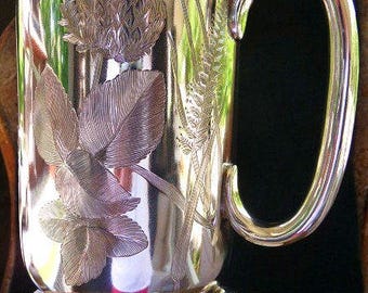 Antique English Victorian sterling silver trophy loving cup 1889 | rare | sterling hollow ware | wedding gift