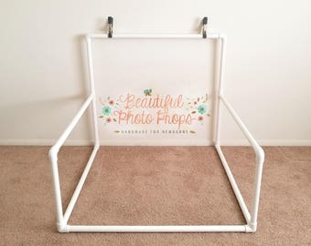 Newborn Photography Backdrop Posing Blanket Stand Portable Travel Poser