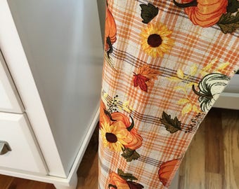 Thanksgiving Tablecloth | Fall Tablecloth | Thanksgiving Overlay | Rustic Fall Decor | Thanksgiving Table Decor | Thanksgiving Table Runner