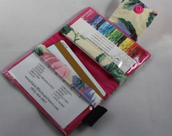 Business Card Wallet, Card Wallet, Business Card Holder, Wallet Card Case, Fabric Card Case, Fabric Wallet, Card Case