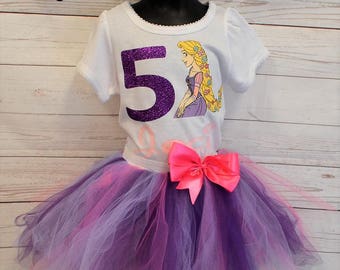 tangled birthday outfit