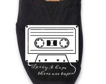 Lordy I hope there are tapes Toms, Comey, Trump, Testimony, Toms, Custom Toms, Shoes, Hand painted Toms,