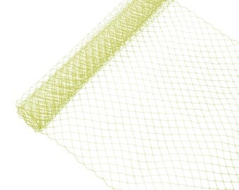 1 Yard x 10" Gold Russian Millinery Birdcage Veil Netting - Available in 17 Colors