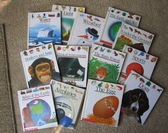 13 Scholastic Children books, Science, Music, Sports, Animals