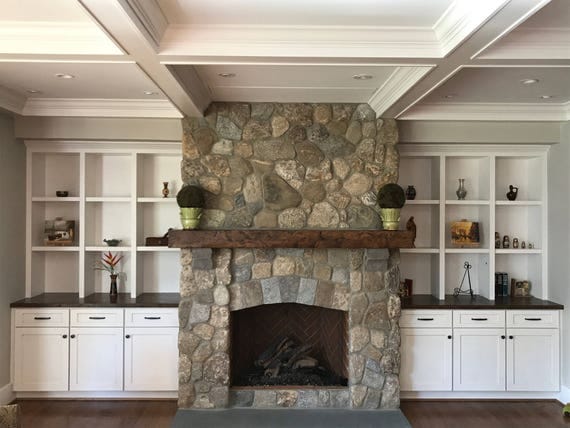 Rustic distressed fireplace mantel hewn beam mantels. This listing is for one custom built for you