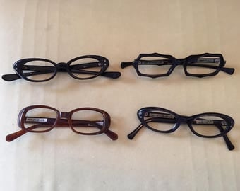 vintage eyeglasses frames lot new old stock
