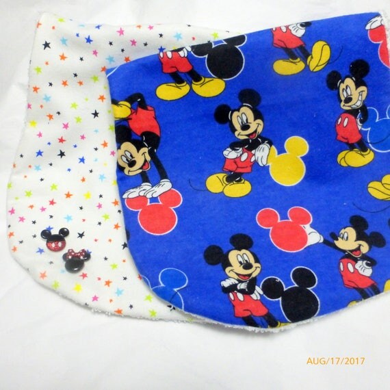 Mickey Mouse Burp Cloths Set of 2 Disney burp cloths