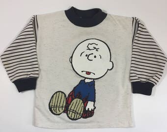 baby charlie brown shirt