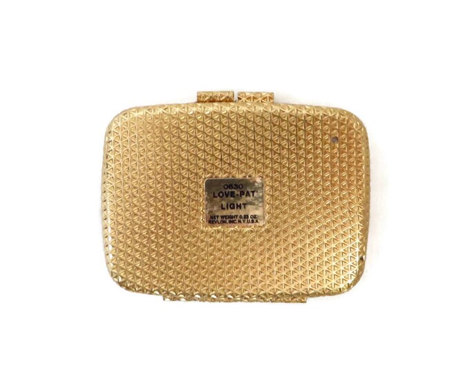 Vintage Revlon Compact - Petite "Love-Pat" - Diamond Design Refillable Compact, Van Cleef and Arpels, New Old Stock, Collector's Compact Vintage Revlon Compact - Petite "Love-Pat" - Diamond Design Refillable Compact, Van Cleef and Arpels, New Old Stock, Collector's Compact