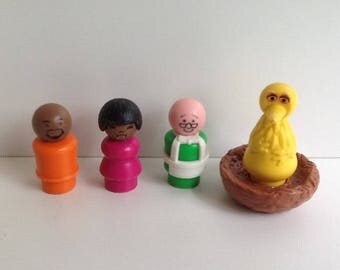 Vintage Fisher-Price Sesame Street LITTLE PEOPLE