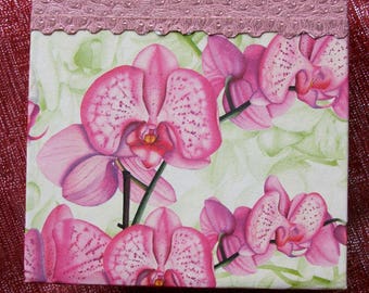 Refillable notebook life deco "orchids"