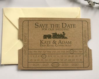 Wedding Save The Dates Etsy Uk