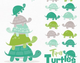 Premium Girls Turtle Tower Clip Art & Vectors Pink Turtles