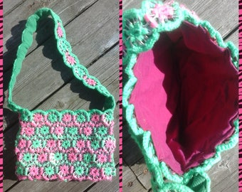 Crochet Pop Tab Purse