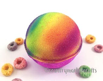 Fruit loops Bath Bombs - Vegan Bath Bomb Natural Bath Fizzy