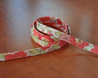 Betsy Fraise tagada Liberty bias tape/ Liberty binding (one meter length)