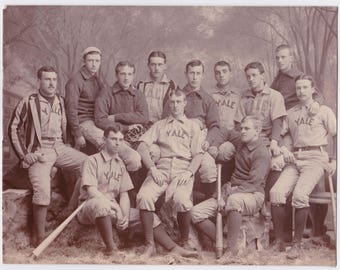 Beautiful 1893 Yale University Varsity Crew Team Pach Brothers