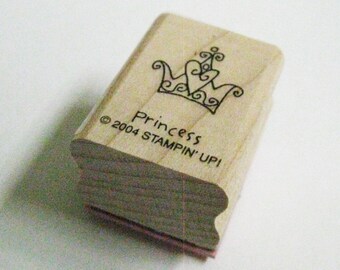Princess Craft Rubber Stamp Sayings from Stampin Up Wood Block Mounted Stamp Quotes for Scrapbooking Card Making DIY Supply Rubber Stamp