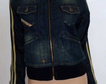 Blouson/veste en jean DIESEL/ADIDAS taille S