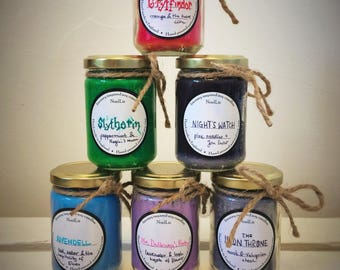Literary Inspired Soy CANDLES - Harry Potter, Game of Thrones, Mrs Dalloway, Lord of the Rings, Sherlock Holmes books - perfect gift!
