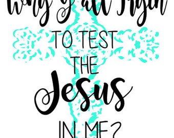 Test jesus in me | Etsy