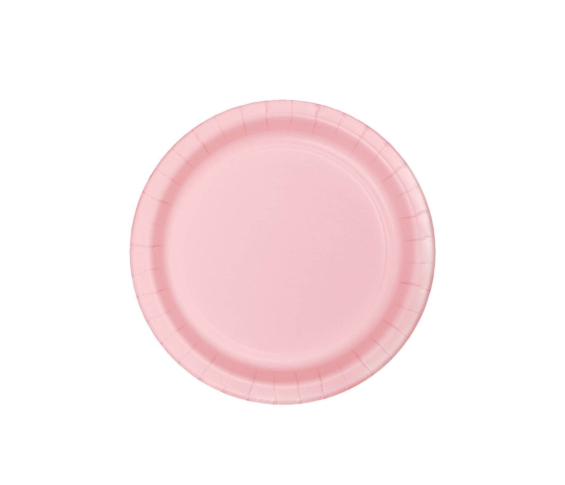 7 Pink Plates Party Plates Pink Party Supplies